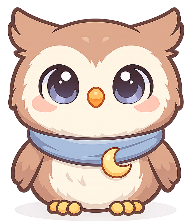 A calm storytelling companion for families that co-creates bedtime stories with a friendly owl mascot.
