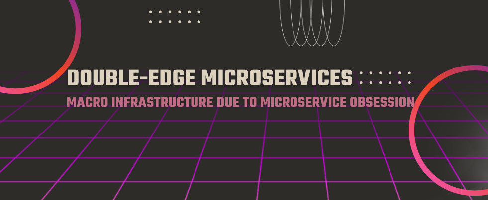 Double-edge Microservices: Macro Infrastructure due to Microservice Obsession